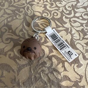 DISNEY STAR WARS ICON BALL KEYRING CHEWBACCA NEW WIth TAGS